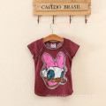 Crianças bebê roupas pato padrão adorável dia das crianças presentes T-shirt saias meninas algodão